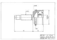 Шрус HY-017A46