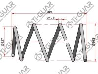 Пружина TG-CSS0009 / С4Т-14651 * Ti·GUAR