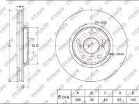 Диск тормозной TG-43512-58010/RN1162V правый *Ti•GUAR (перфорированный)