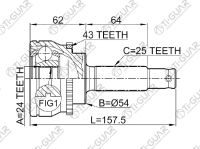 ШРУС TG-7233Z43 / 0410-033A43 * TiGuar